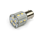 LED Lamp 12V - 24V, 3W, BA15D, Wit, rond