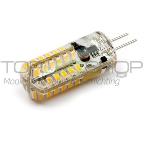 LED 12V, 1,3W, G4, Warmwit, rond, smal | LED Lamp G4 12V halogeen TopLEDshop