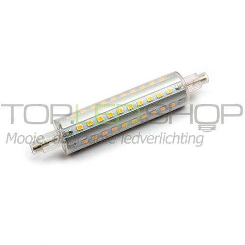 warm longontsteking Fokken R7S | LED R7S staaflamp | 118 mm | warmwit | 10W R7S LED | dimbaar |  rondstralend | goedkoop