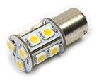 LED Lamp 12V, 2,2W, BA15D, Warmwit, rond, dimbaar