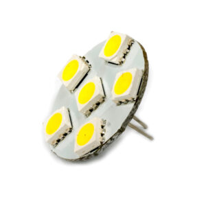 LED Lamp 12V, 1,2W, G4, Warmwit, vertikaal, dimbaar