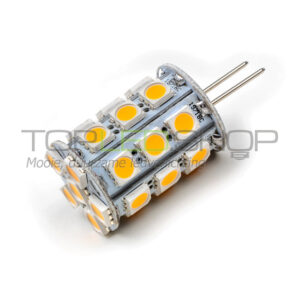 LED Lamp 12V, 4W, GY6.35, Warmwit, rond, dimbaar