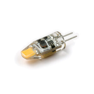 LED Lamp 12V, 1,2W, G4, Warmwit, horizontaal, dimbaar
