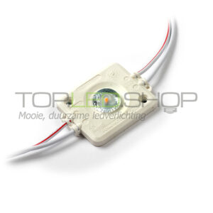 LED Module 12V 1,4W, Warmwit, lens, dimbaar