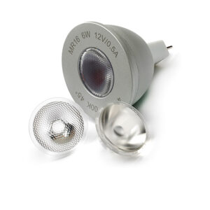 LED Lamp 12V, 6W, Warmwit, MR16, waterdicht