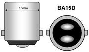 BA15D lampvoet