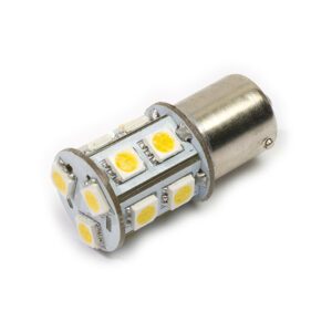 LED Lamp 12V, 2,2W, BA15D, Warmwit, rond, dimbaar
