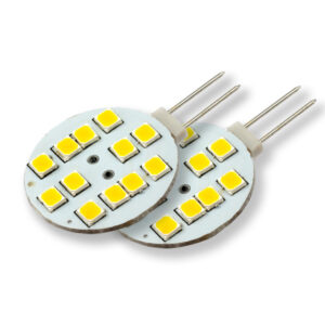LED Lamp 12V, 1,8W, G4, Warmwit, horizontaal, dimbaar, 2x