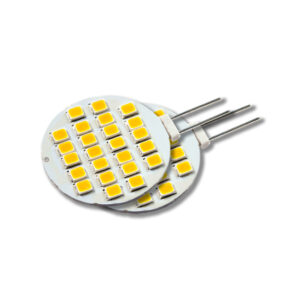 LED Lamp 12V, 2,5W, G4, Warmwit, horizontaal, dimbaar, 2x