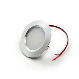 LED Downlighter 12V, 2,4W, Warmwit, alu, dimbaar